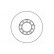 Disque de frein 15743 ABS