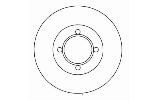 Disque de frein 15747 ABS