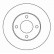 Disque de frein 15764 ABS