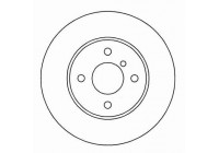 Disque de frein 15767 ABS
