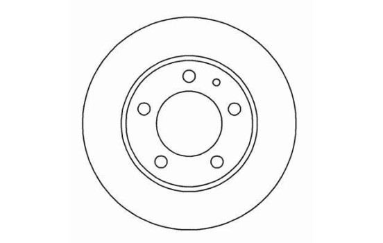 Disque de frein 15769 ABS