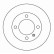 Disque de frein 15772 ABS