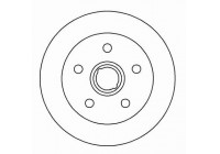 Disque de frein 15780 ABS