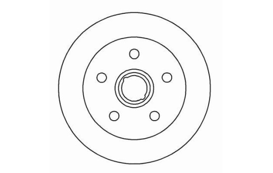 Disque de frein 15780 ABS