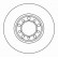 Disque de frein 15781 ABS