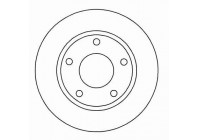 Disque de frein 15798 ABS