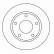 Disque de frein 15798 ABS