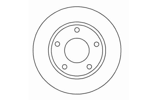Disque de frein 15798 ABS