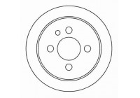 Disque de frein 15799 ABS