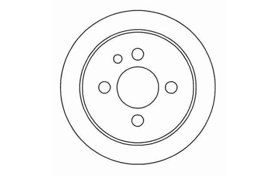 Disque de frein 15799 ABS
