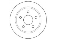 Disque de frein 15802 ABS