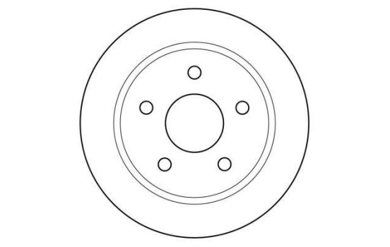 Disque de frein 15802 ABS