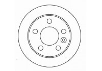 Disque de frein 15811 ABS