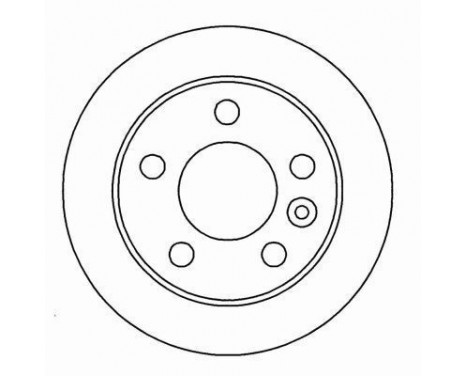 Disque de frein 15811 ABS