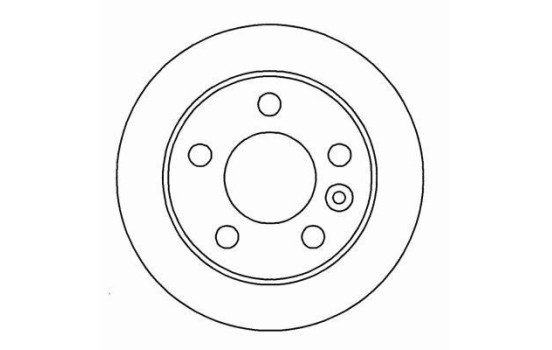 Disque de frein 15811 ABS