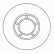 Disque de frein 15814 ABS