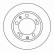 Disque de frein 15822 ABS