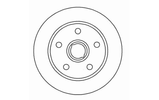 Disque de frein 15826 ABS