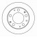 Disque de frein 15828 ABS