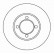 Disque de frein 15837 ABS