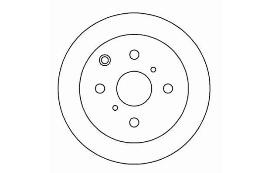 Disque de frein 15838 ABS
