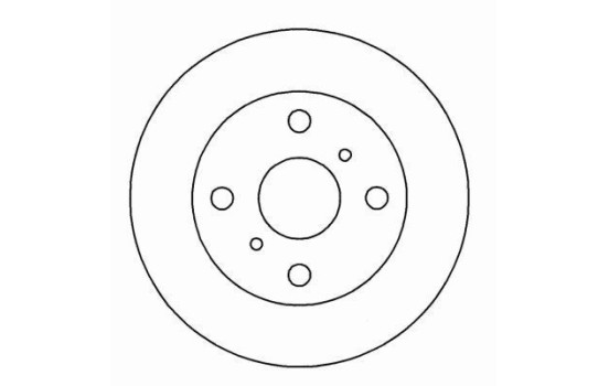 Disque de frein 15856 ABS