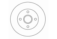 Disque de frein 15861 ABS