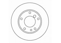 Disque de frein 15869 ABS