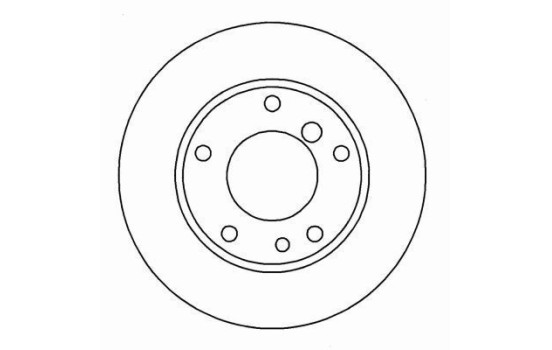 Disque de frein 15869 ABS