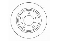 Disque de frein 15871 ABS