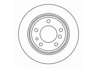 Disque de frein 15872 ABS