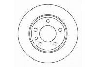 Disque de frein 15873 ABS