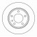 Disque de frein 15873 ABS