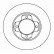 Disque de frein 15874 ABS