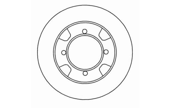 Disque de frein 15875 ABS