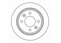 Disque de frein 15890 ABS