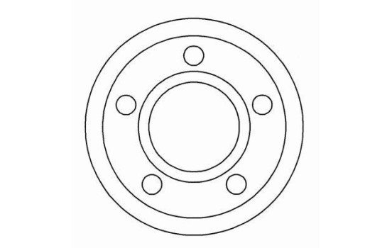 Disque de frein 15892 ABS