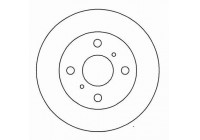 Disque de frein 15895 ABS