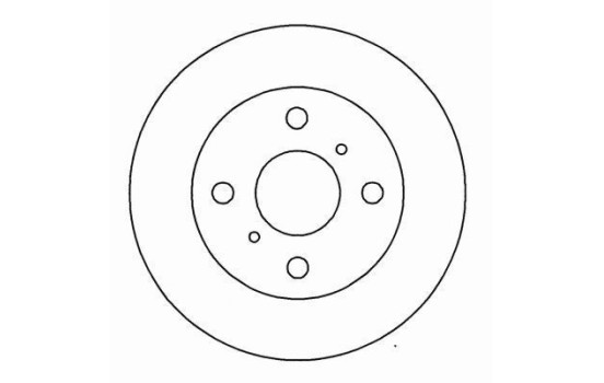 Disque de frein 15895 ABS