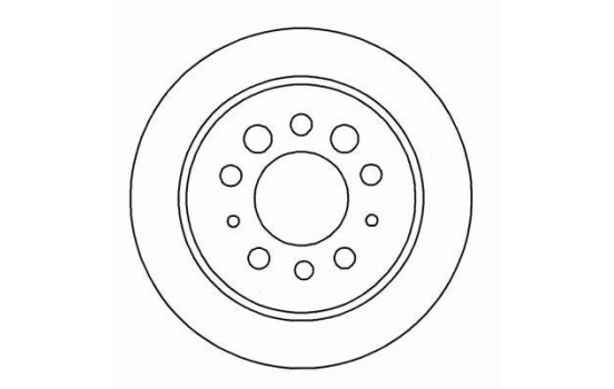 Disque de frein 15912 ABS