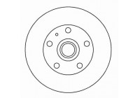 Disque de frein 15927 ABS