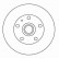 Disque de frein 15927 ABS