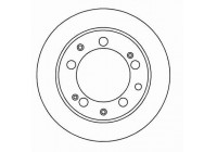 Disque de frein 15941 ABS