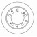 Disque de frein 15941 ABS