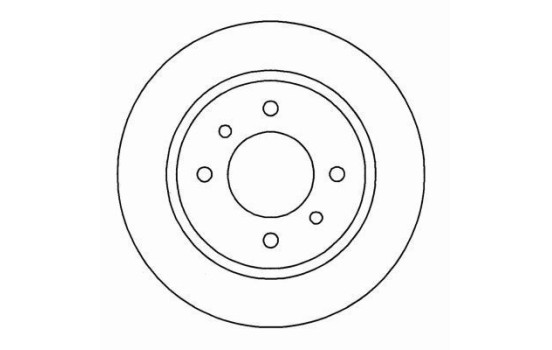 Disque de frein 15945 ABS