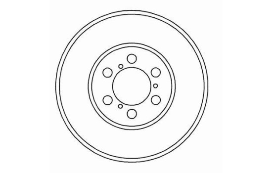 Disque de frein 15957 ABS
