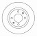 Disque de frein 15958 ABS