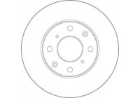 Disque de frein 15964 ABS