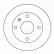 Disque de frein 15965 ABS