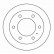 Disque de frein 15973 ABS